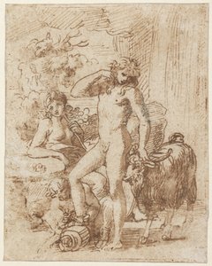 Bacchus and Erigone by Nicolas Poussin