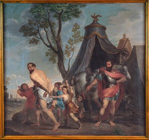 Camillus and the Schoolmaster of Falerii by Nicolas Poussin