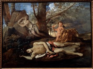 Echo and Narcissus by Nicolas Poussin