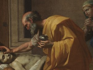Extreme Unction, from the Seven Sacraments, 1638-40 by Nicolas Poussin