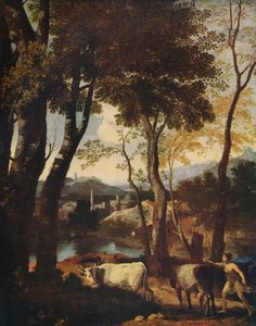 Landscape by Nicolas Poussin