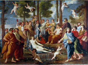 Parnassus by Nicolas Poussin
