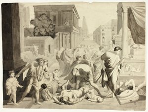 Plague of Ashtod by Nicolas Poussin