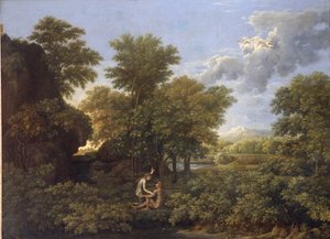 Spring or Earth Paradise by Nicolas Poussin