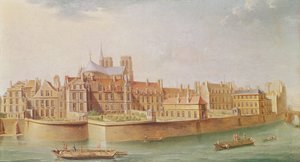 Houses in the Cloister of Notre-Dame, Paris