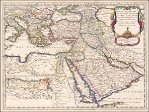 1654 Map - States of the Empire of the Great Lord of the Turks or Sultan of the Ottomans in Asia, Africa, and Europe
