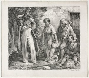 Begging for Alms, 1819