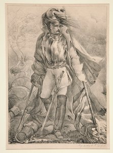 French Cuirassier Carrying a Flag