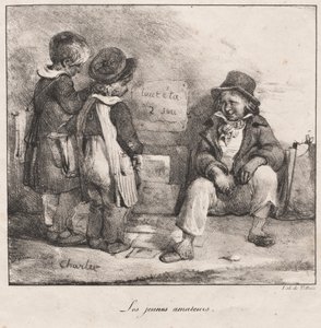 Sketch Book for the Use of Small Children: The Young Amateurs by Nicolas Toussaint Charlet