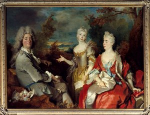 Family portrait formerly known as portrait of the painter, his wife and daughter