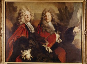 Portrait of Alderman Hugues Desnots and Alderman Bouhet, elected in 1702 by Nicolas de Largillière