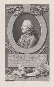 Portrait of Louis Elisabeth de La Vergne, Comte de Tressan by Nicolas de Launay