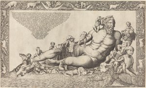 The River God Nile by Nicolaus Beatrizet