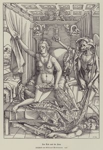 Death and the Woman by Nicolaus Meldemann