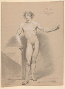 Standing male nude, front view (2nd prize 1796) by Nicolaus Ritter jr.