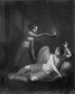 Cupid Awakened by Psyche by Nicolaus Wolff