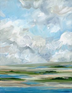 Cloudy Marsh Serenity
