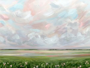 Dreamy Pastel Landscape