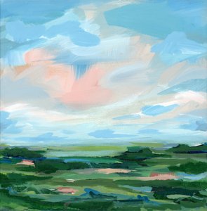 Serene Pastel Landscape