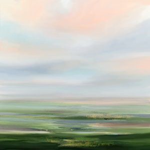 Soft Green Horizon