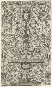Fragment of ornament panel with Mars (series title: Ornament Panels)