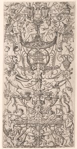 Ornament Panel with Bird Cage