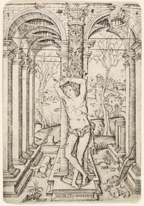 Saint Sebastian by Nicoletto da Modena