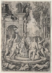 The Fate of the Evil Tongue by Nicoletto da Modena