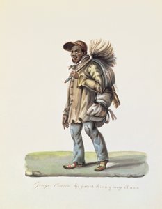 George Cousin, the Patent Chimney Sweep Cleaner by Nicolino Calyo