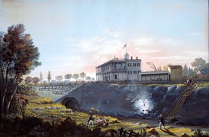 View of the Tunnel of the Harlem Railroad by Nicolino Calyo