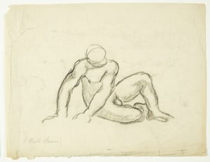 Study of a Seated Nude Man