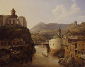 View of Tiflis, 1839 by Nikanor Grigoryevich Chernetsov
