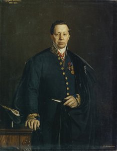 Portrait of the artist Pyotr Basin 1794-1881