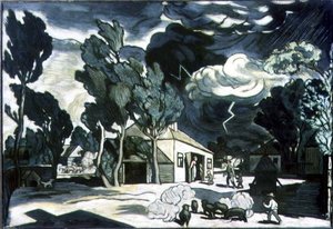 Landscape with Storm by Nikifor Stepanovich Krylov