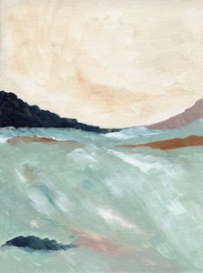 Abstract Coastal Landscape by Nikita Jariwala