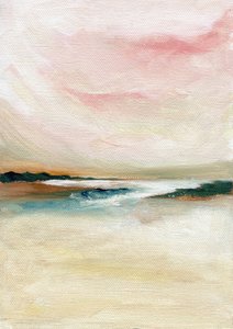 Abstract Pastel Seascape by Nikita Jariwala