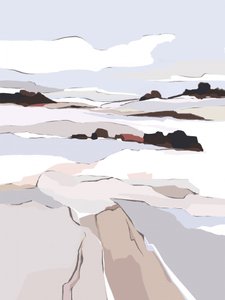 Abstract Snowscape