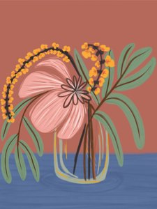 Blush Botanical Vase