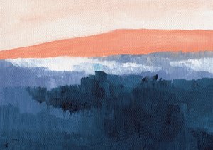 Misty Blue Mountains
