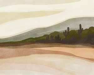 Saguaro Desert Hills by Nikita Jariwala