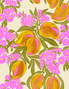 Vibrant Mango Blooms by Nikita Jariwala