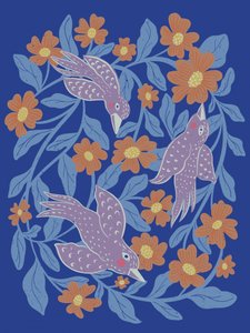 Whimsical Birds and Blooms by Nikita Jariwala
