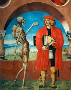 Death with Jurist (detail)