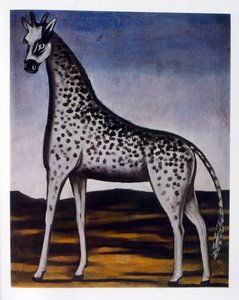 Giraffe by Niko Pirosmani