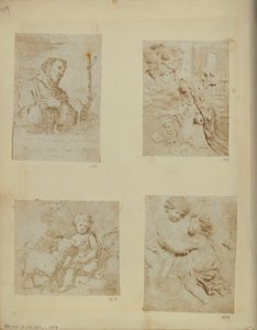 St. Francis. From a Supposedly Unique Etching by Murillo