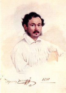 Portrait of Decembrist Duke Dmitry Shchepin-Rostovsky by Nikolai Alexandrovich Bestuzhev