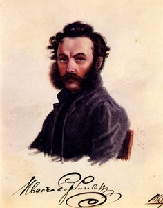 Portrait of Decembrist Ivan Horbachevsky by Nikolai Alexandrovich Bestuzhev