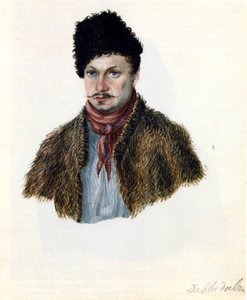 Portrait of Decembrist Vasily Davydov by Nikolai Alexandrovich Bestuzhev