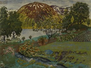 June Night in the Garden by Nikolai Astrup