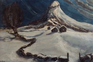 Winter Night at Fjellstølen